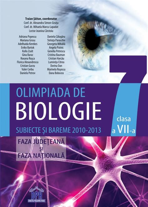 Culegere Olimpiada Biologie Clasa A 7 A Olimpiada de biologie clasa 7 subiecte si bareme 2010-2013 - Traian